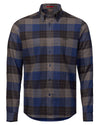 Musto Mens Marina Plaid Long Sleeve Shirt 2.0 in Dark Cobalt #colour_dark-cobalt