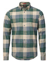Musto Mens Marina Plaid Long Sleeve Shirt 2.0 in Stormy Weather #colour_stormy-weather