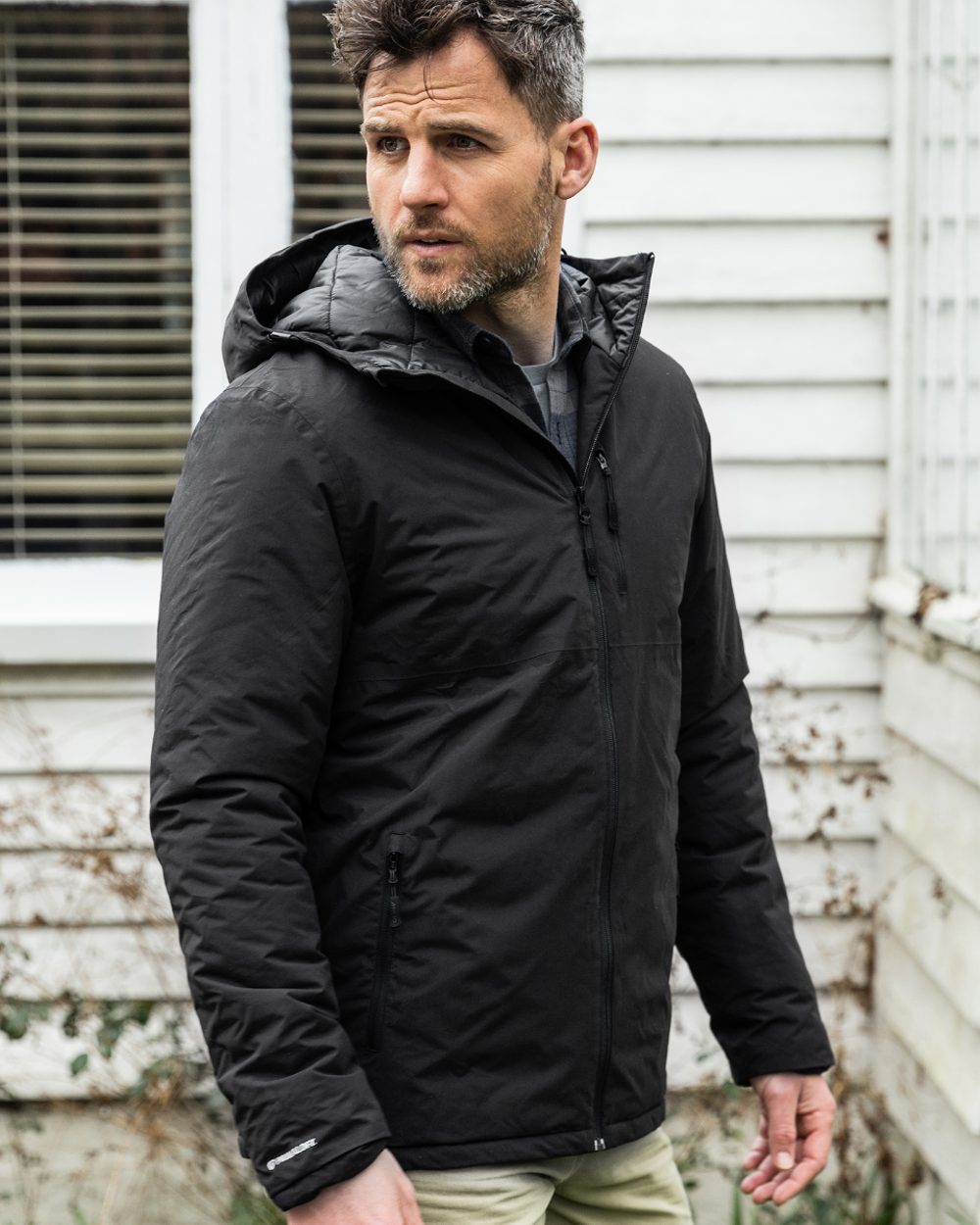Musto Mens Marina Primaloft Rain Jacket in Black