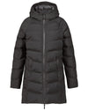 Musto Womens Marina Long Quilted Jacket in Black #colour_black