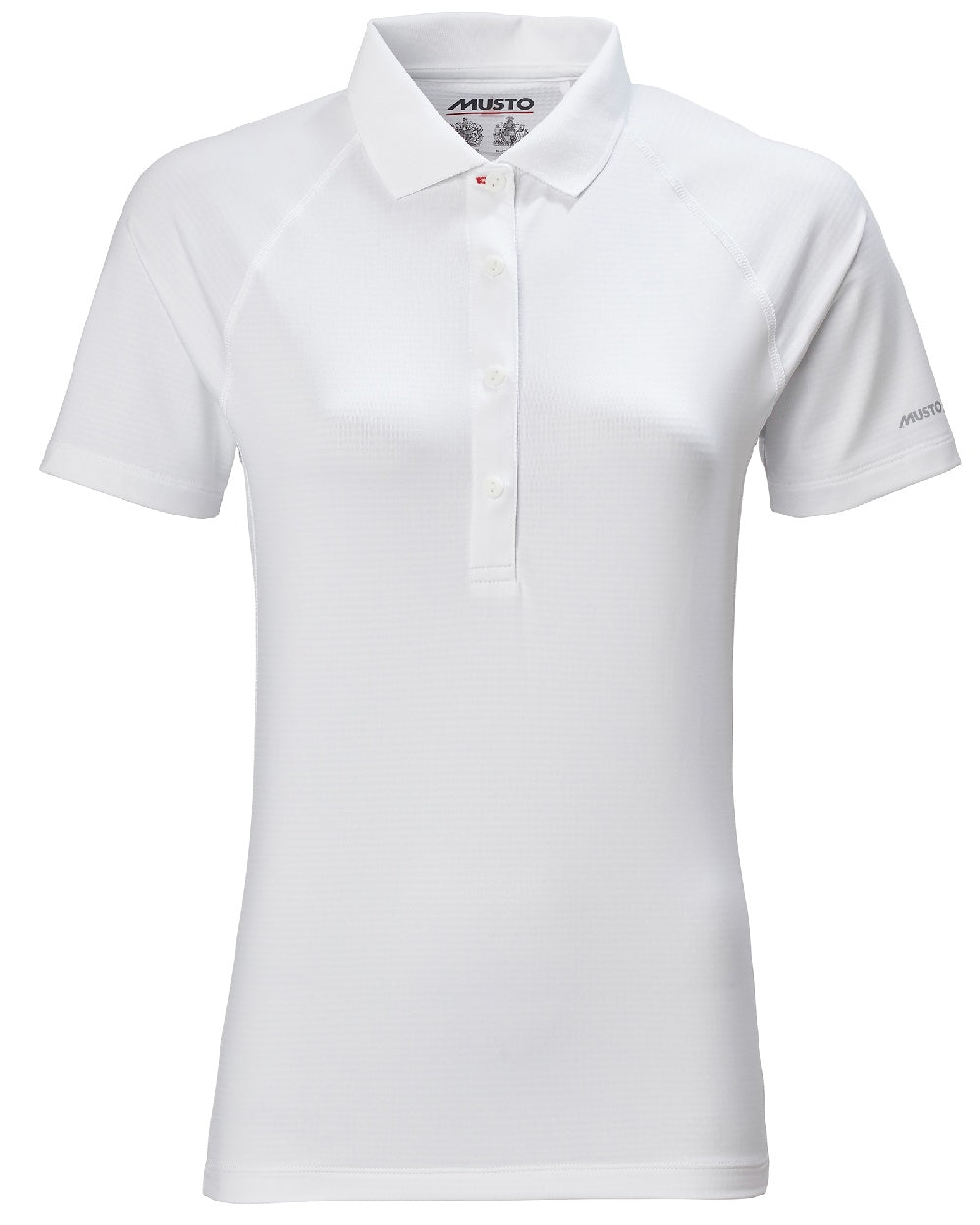Musto Womens Evolution Sunblock Short Sleeve Polo Shirt 2.0 in White
