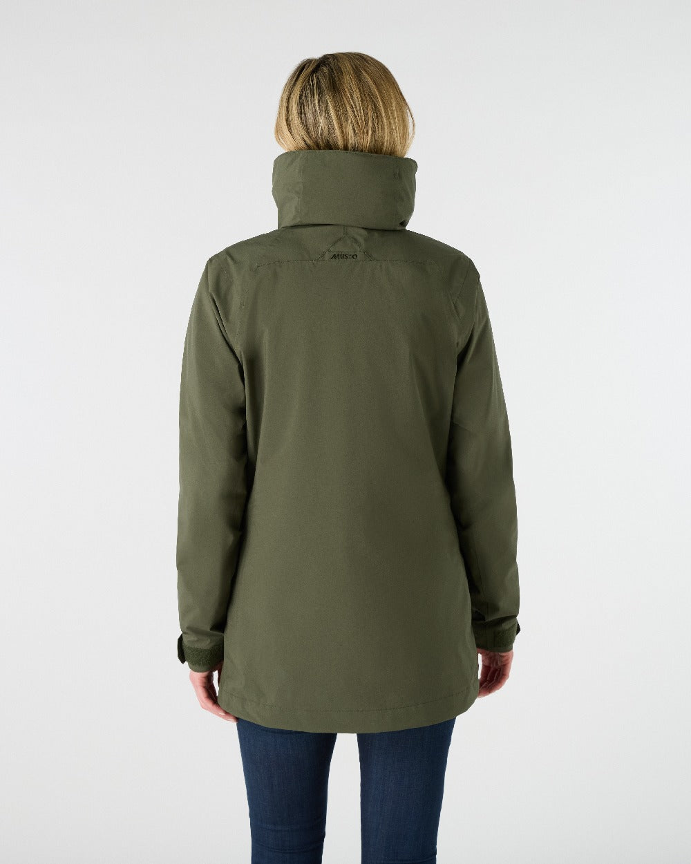 Deep Green Coloured Musto Womens Fenland Jacket 3.0 on White Background