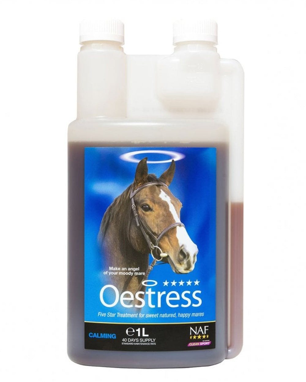 NAF Five Star Oestress Liquid 1lt on white background