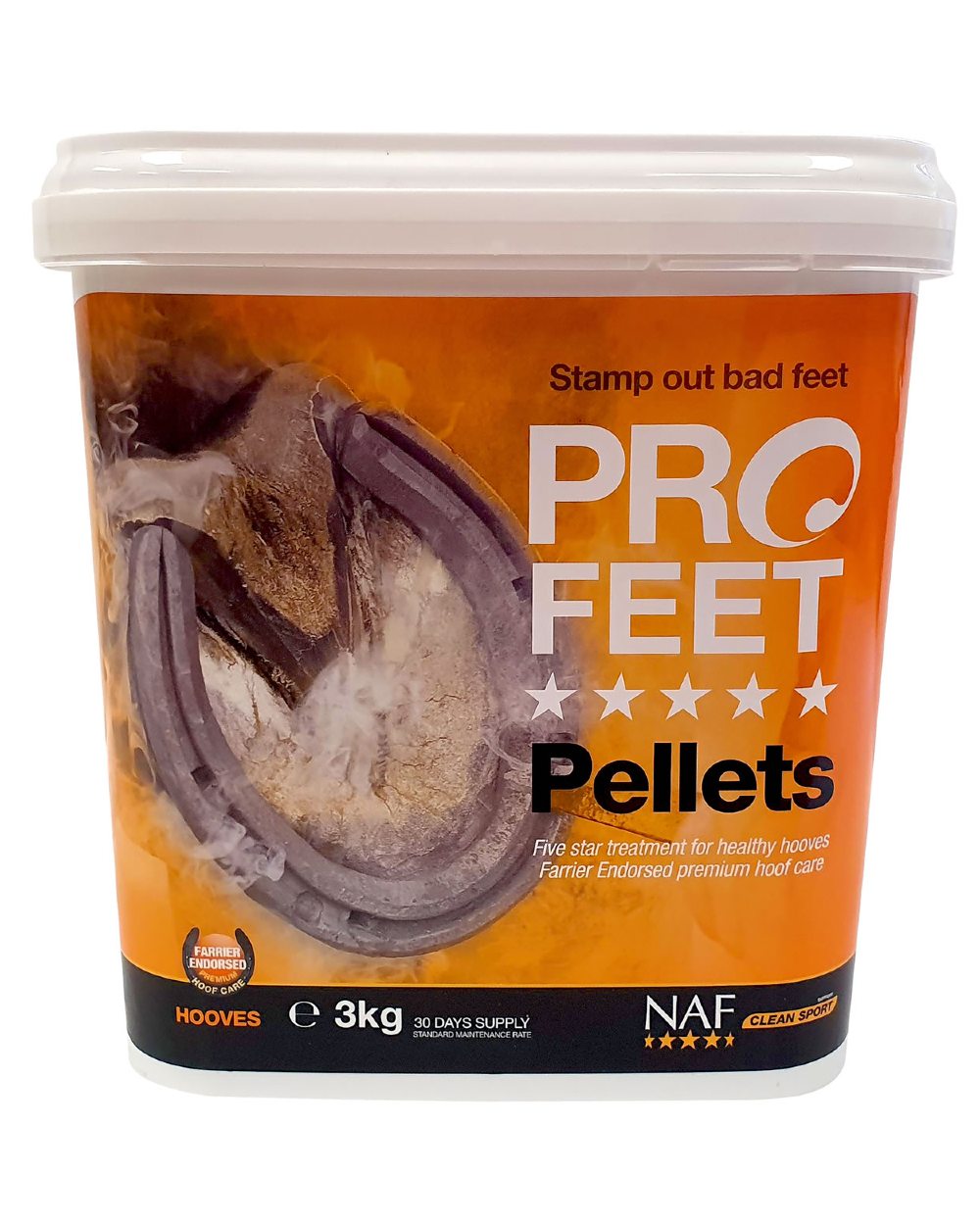 NAF Five Star Profeet Pellets 3kg on white background