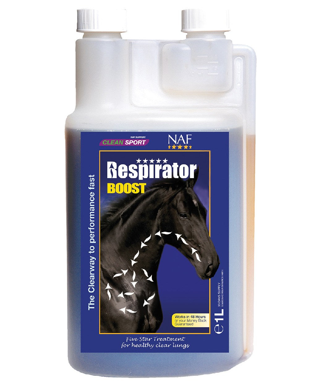 NAF Five Star Respirator Boost 1lt on white background