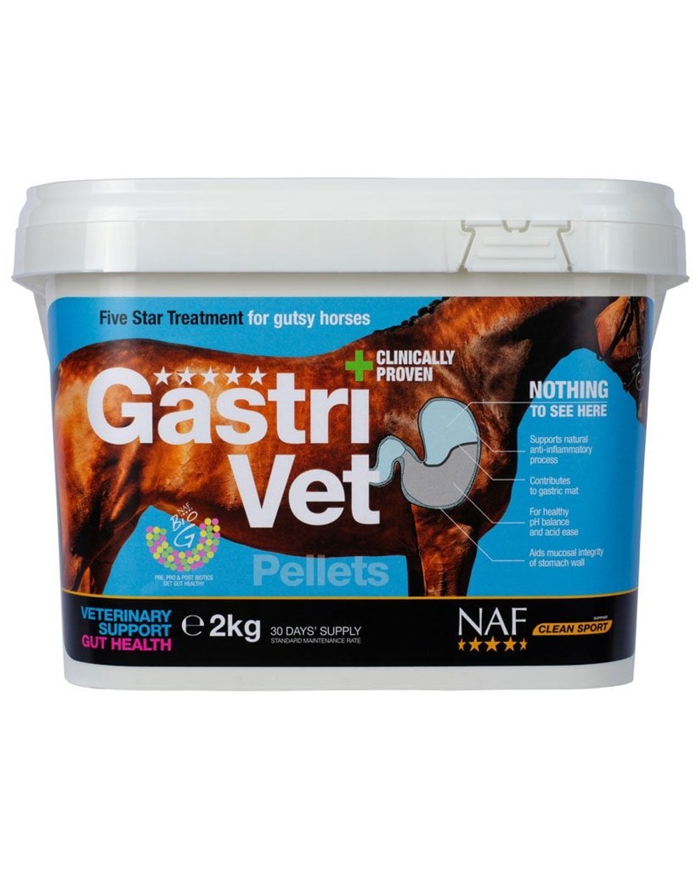 Naf Gastrivet Pellets 2kg on white background