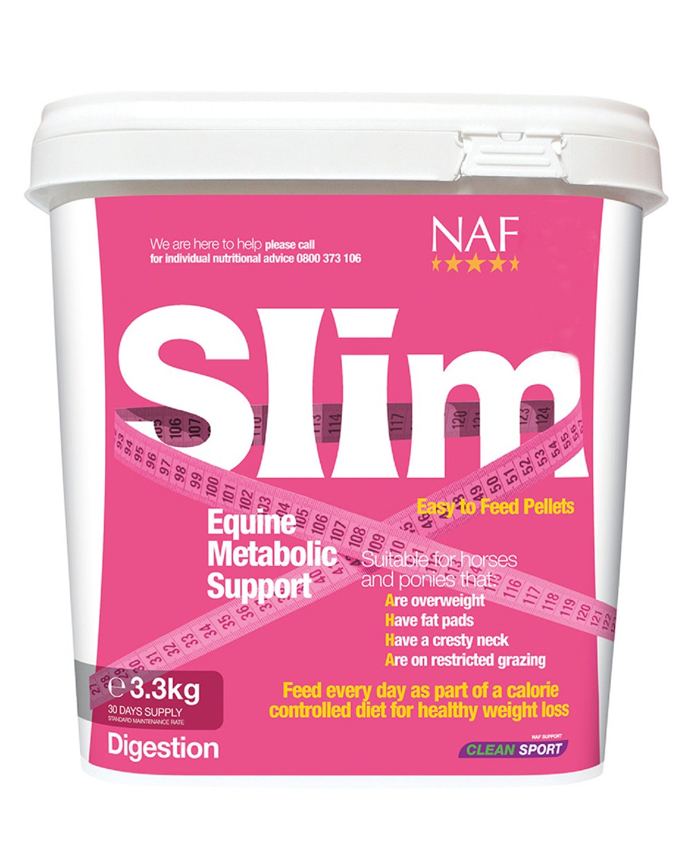 NAF Slim 3.3KG on white background