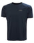 Navy coloured Helly Hansen Mens HP Ocean T-Shirt 2.0 on white background #colour_navy