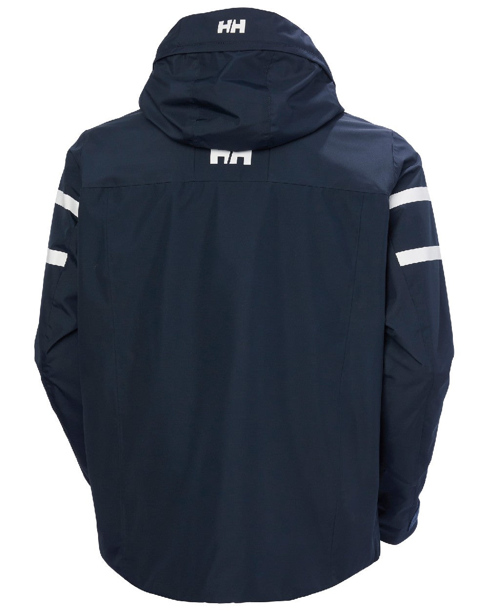 Navy coloured Helly Hansen Mens Salt Inshore Jacket on white background