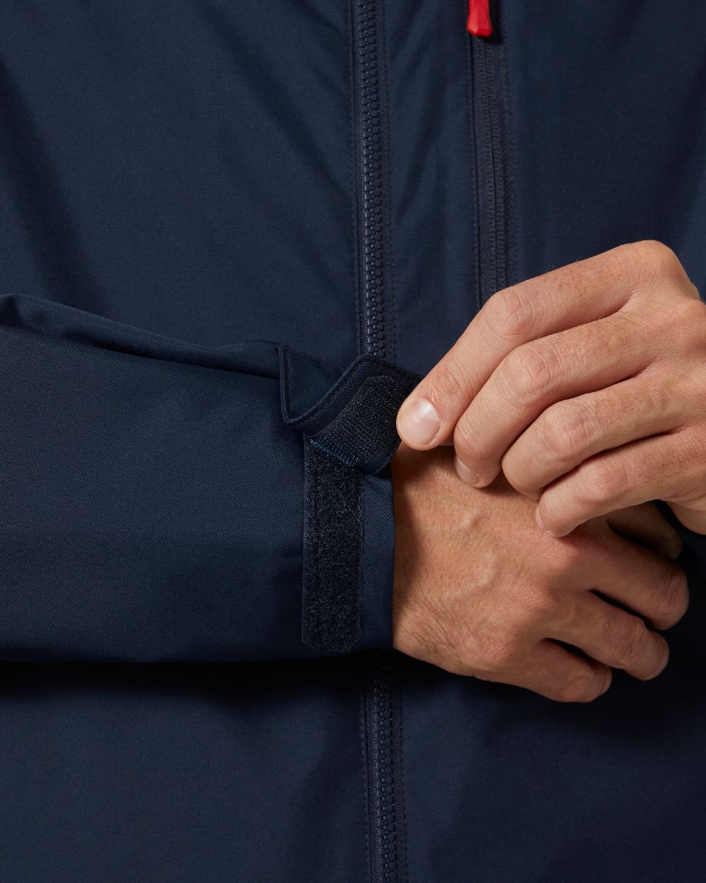 Navy Coloured Helly Hansen Mens Crew Midlayer Jacket 2 On A White Background