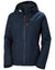 Navy Coloured Helly Hansen Womens Crew Hooded Midlayer Sailing Jacket 2.0 On A White Background #colour_navy