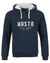 Navy Coloured Musto Mens Classic Hoodie On A White Background #colour_navy