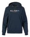 Navy Coloured Musto Womens 1964 Hoodie On A White Background #colour_navy