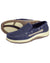 Navy Coloured Orca Bay Mens Largs Loafers On A White Background #colour_navy