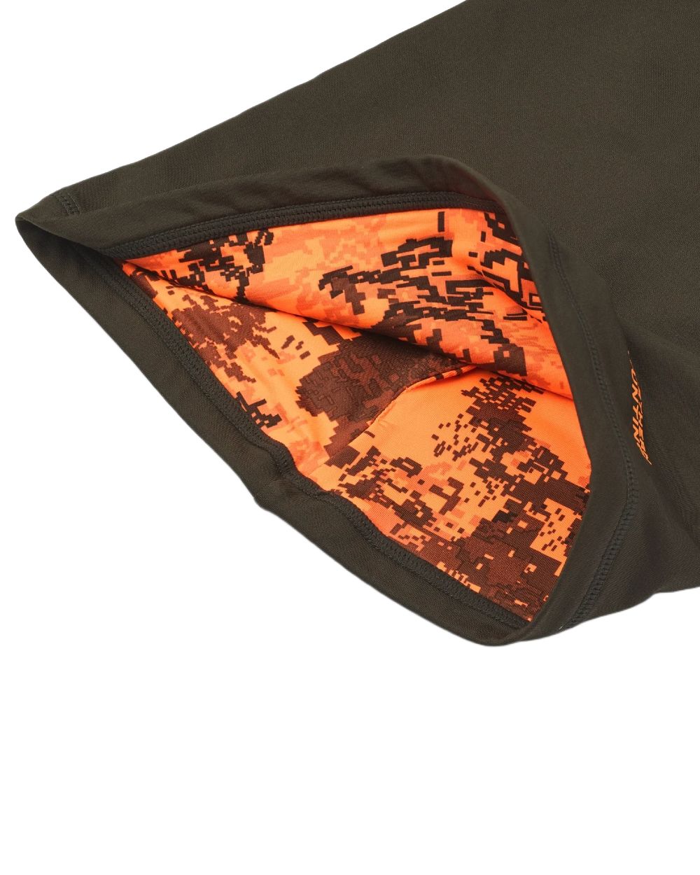 Dark Green Opt3 coloured Northern Hunting Arvid Neck Gaiter on white background