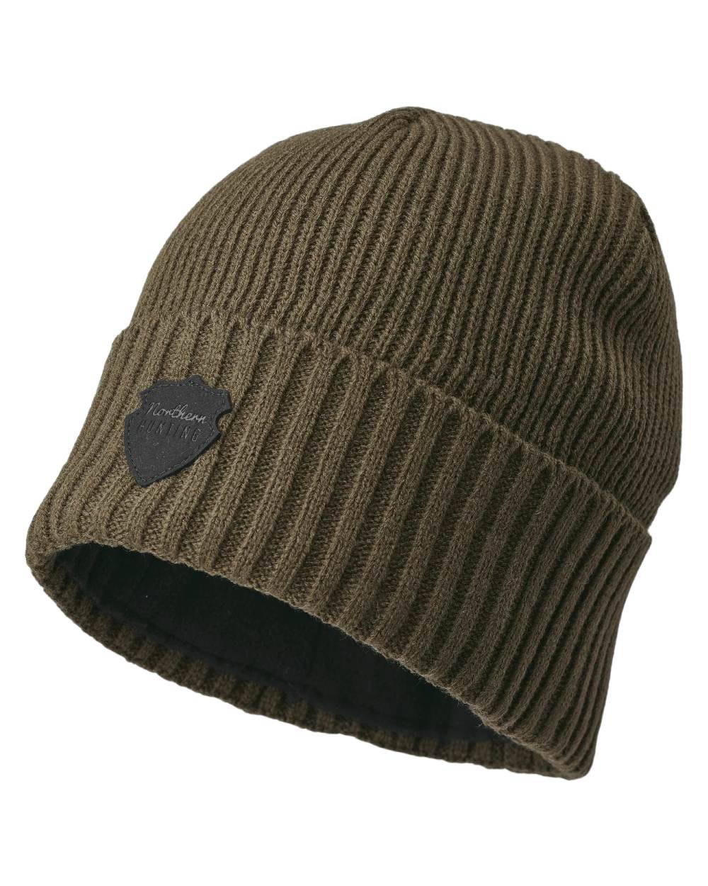Green coloured Northern Hunting Buk Windstop Beanie on white background