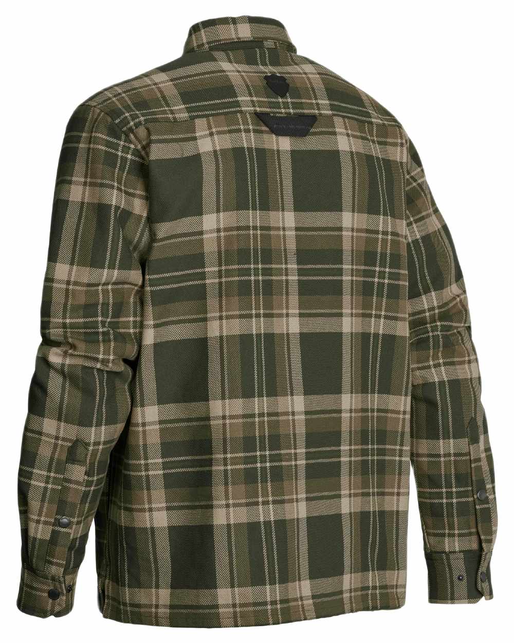 Green coloured Northern Hunting Mens Gorm Forester Shirt on white background