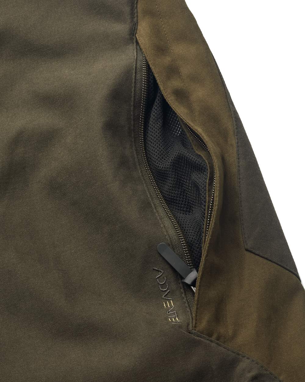 Green coloured Northern Hunting Mens Hakan Bark Waterproof Hunting Trousers on white background