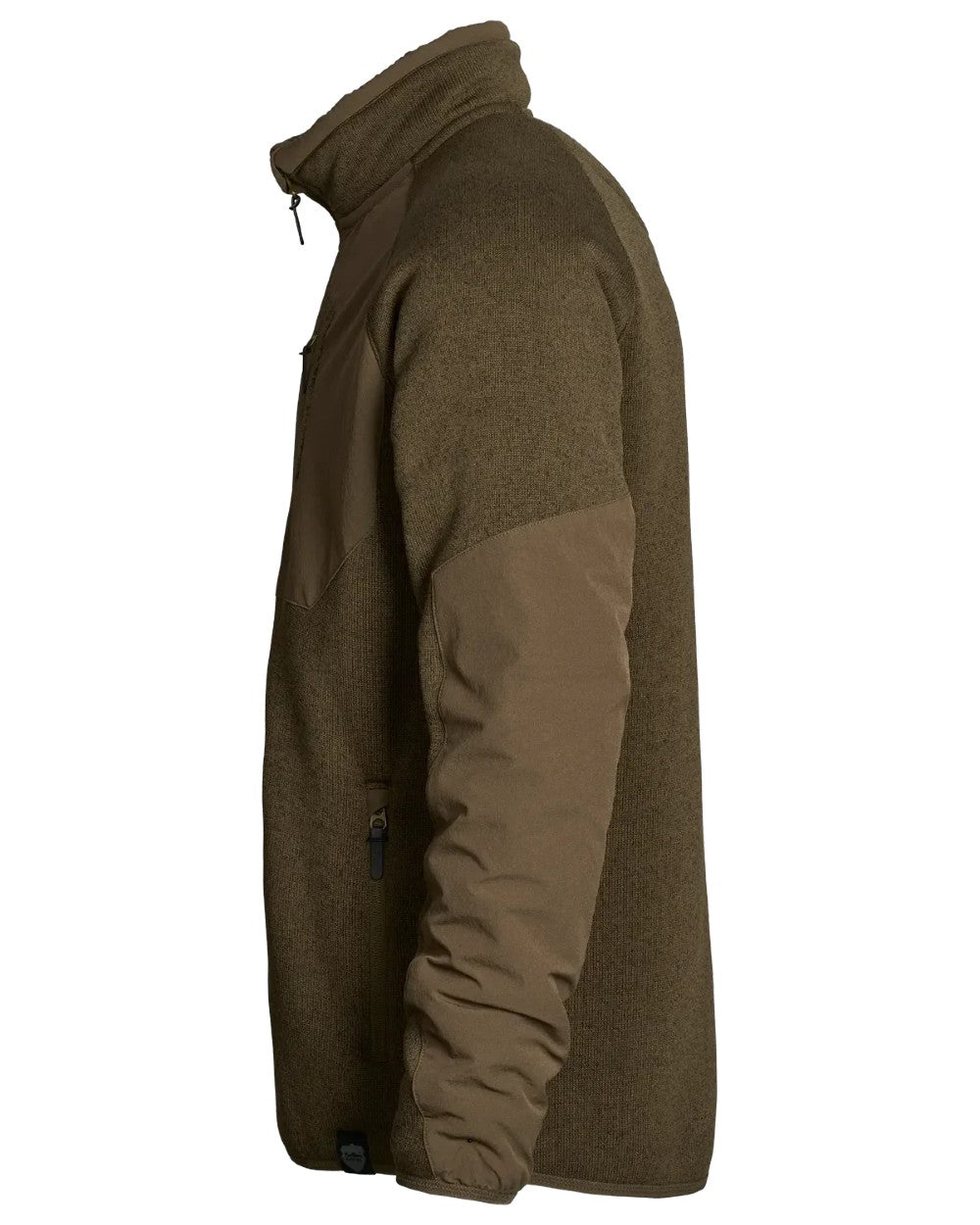 Green coloured Northern Hunting Mens Helge Fleece Jacket on white background