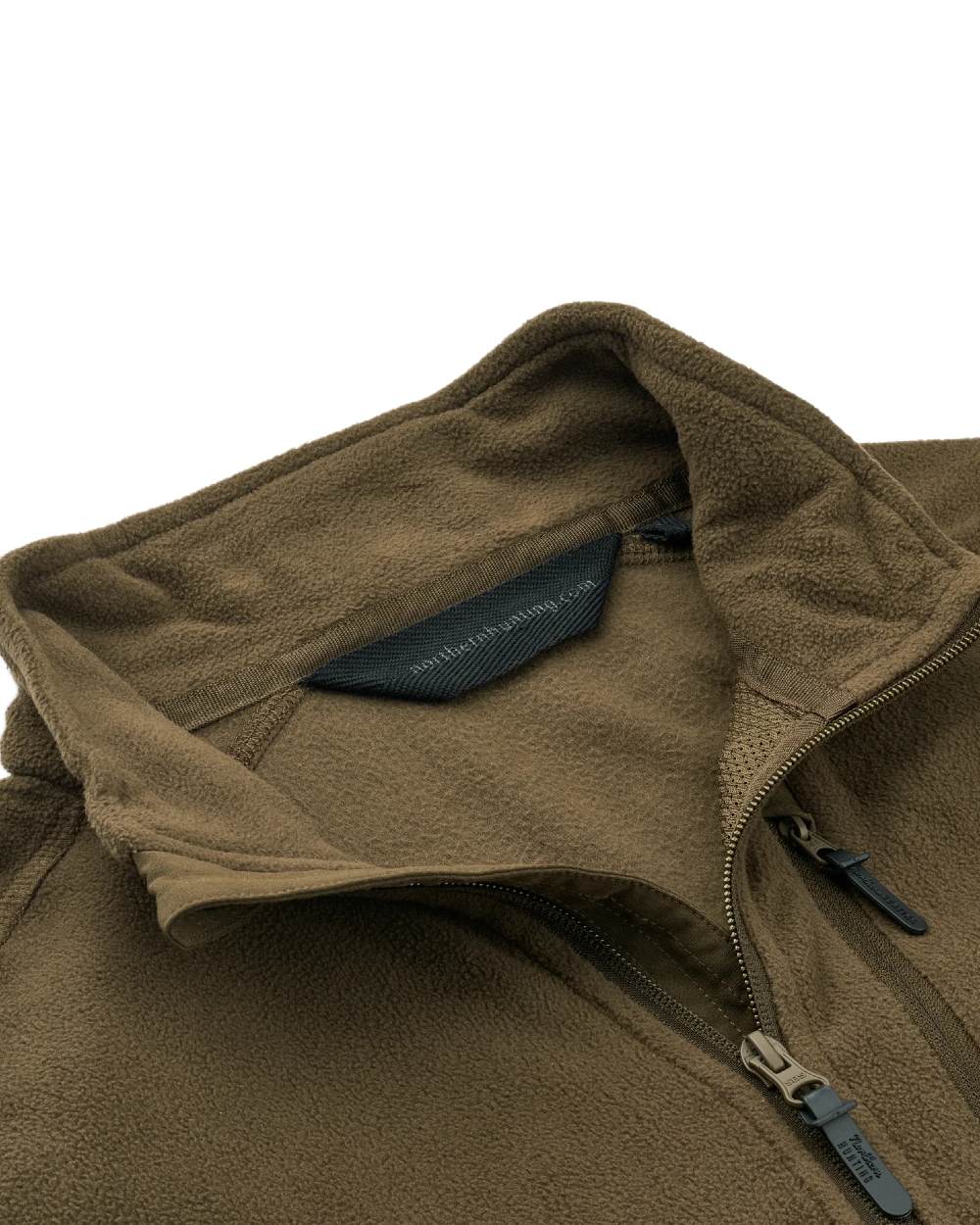 Green coloured Northern Hunting Mens Kettil 1000 Lightweight Fleece on white background