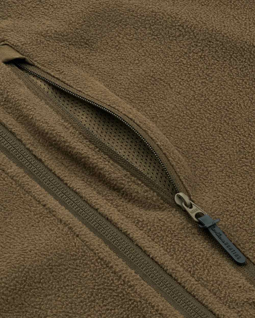 Green coloured Northern Hunting Mens Kettil 1000 Lightweight Fleece on white background