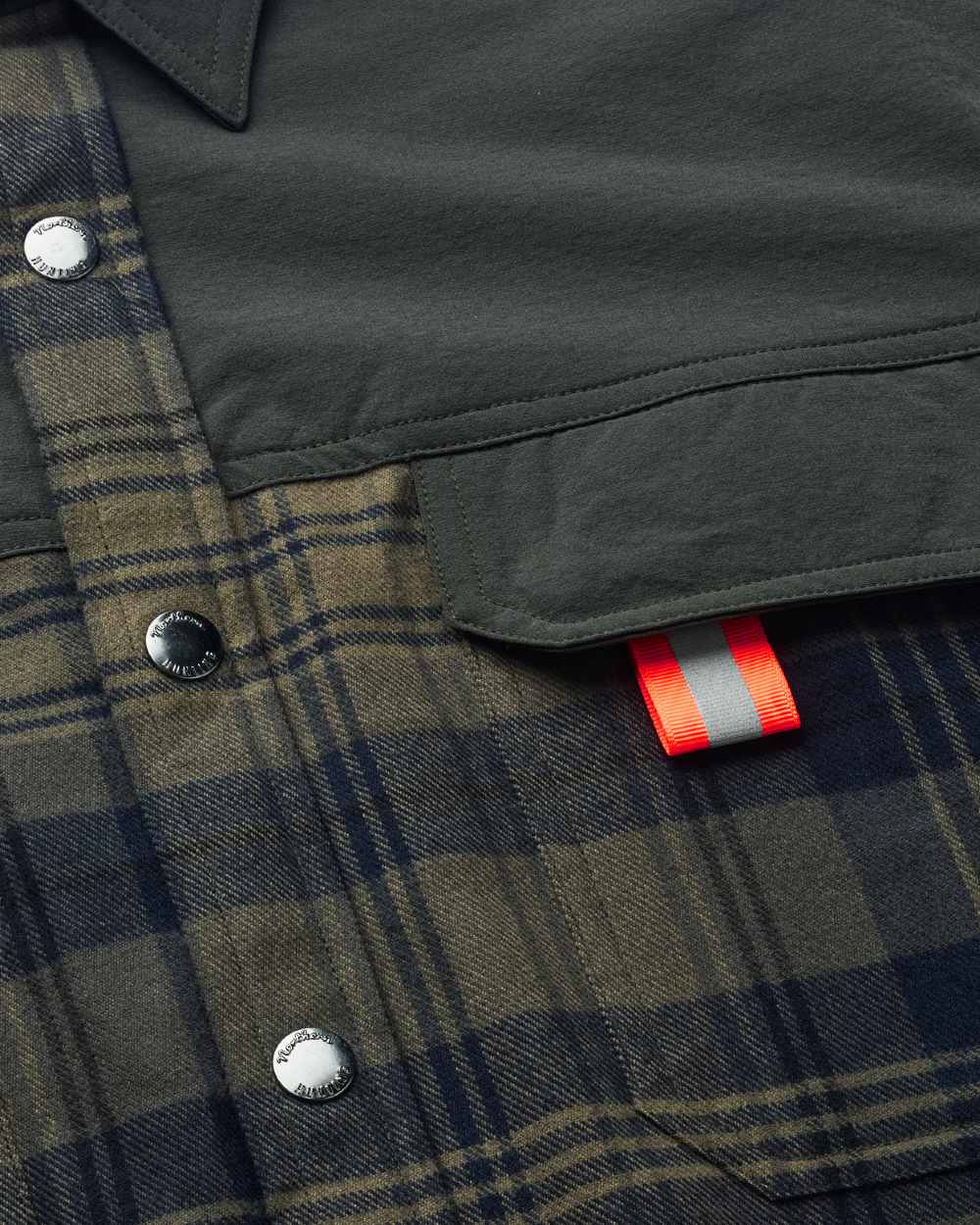 Blue coloured Northern Hunting Mens Kjall Cotton Flannel Shirt on white background