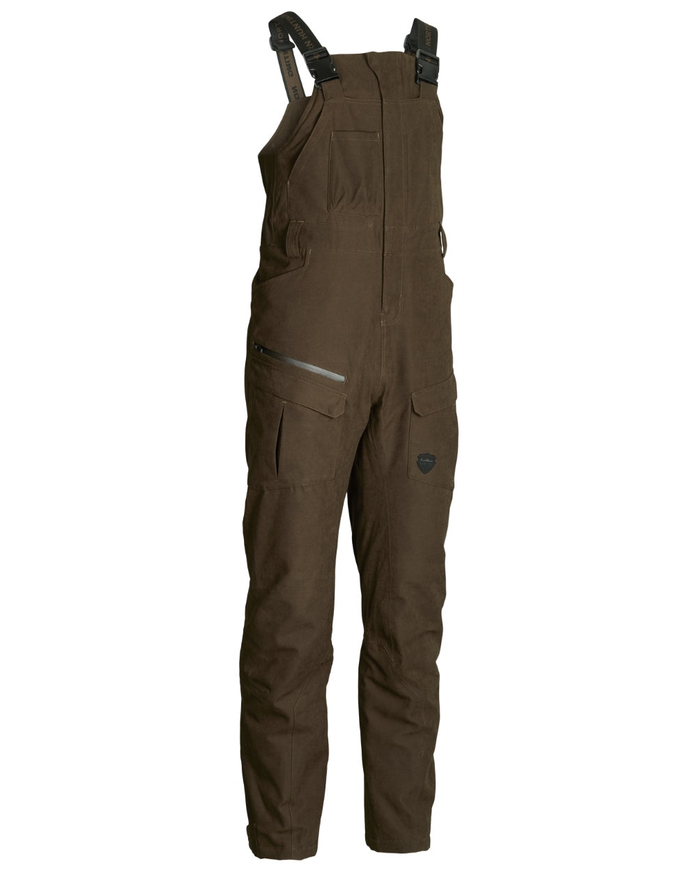Dark Green coloured Northern Hunting Mens Thor Halden Insulated Hunting Trousers on white background