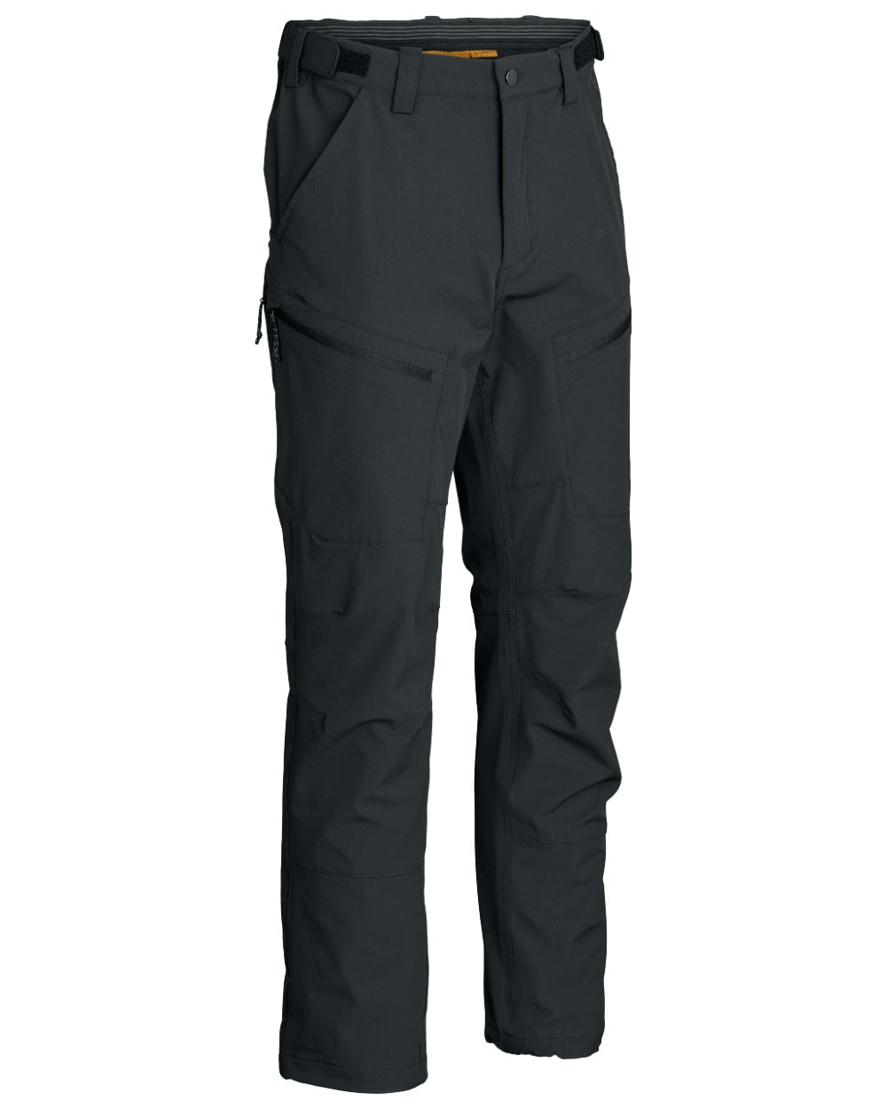 Black coloured Northern Hunting Mens Toke Light Tanatex Outdoor Trousers on white background
