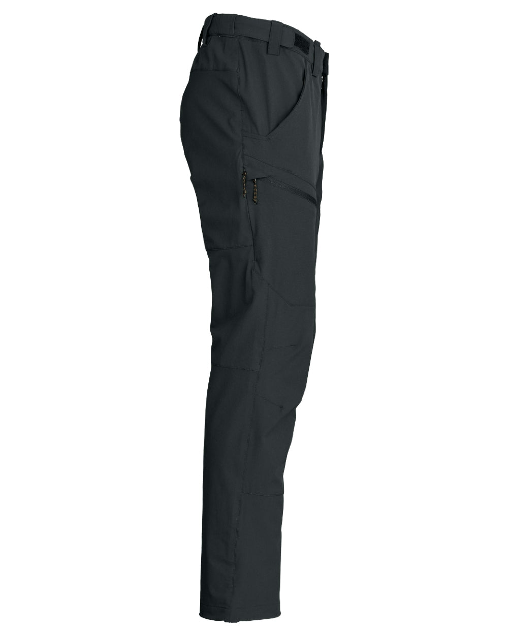 Black coloured Northern Hunting Mens Toke Light Tanatex Outdoor Trousers on white background