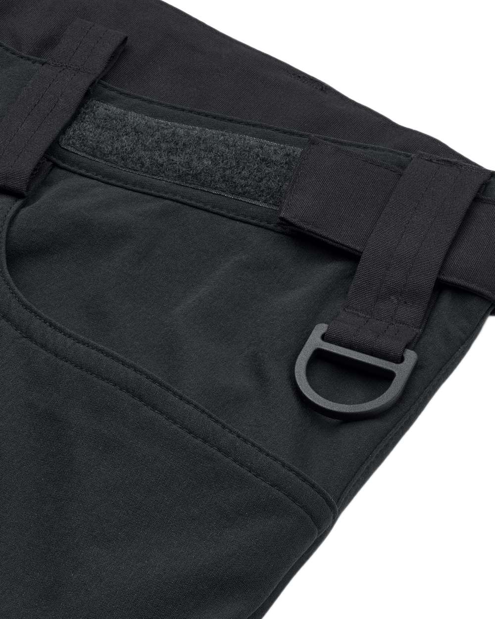 Black coloured Northern Hunting Mens Trond Pro Outdoor Trousers on white background
