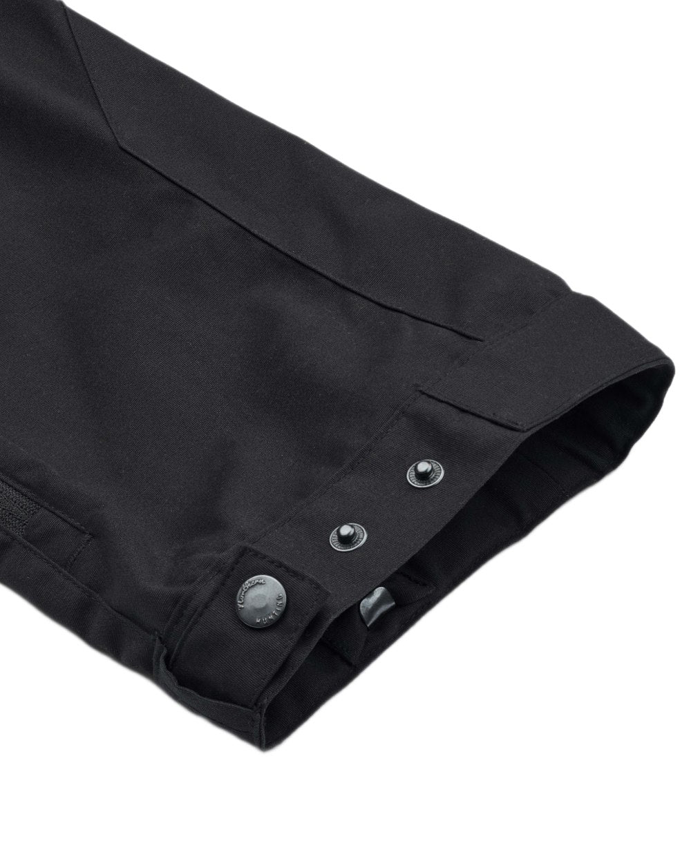 Black coloured Northern Hunting Mens Trond Pro Outdoor Trousers on white background