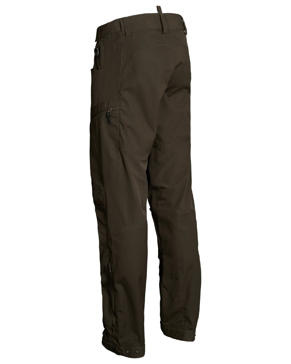 Dark Green coloured Northern Hunting Mens Trond Pro Outdoor Trousers on white background