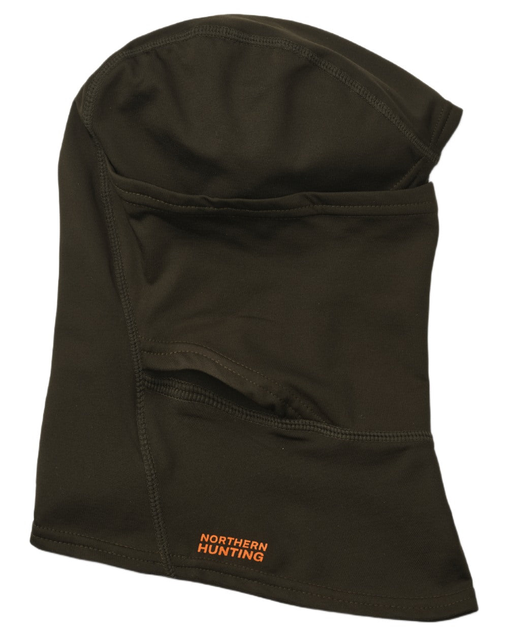 Dark Green coloured Northern Hunting Olaf Fleece Balaclava on white background