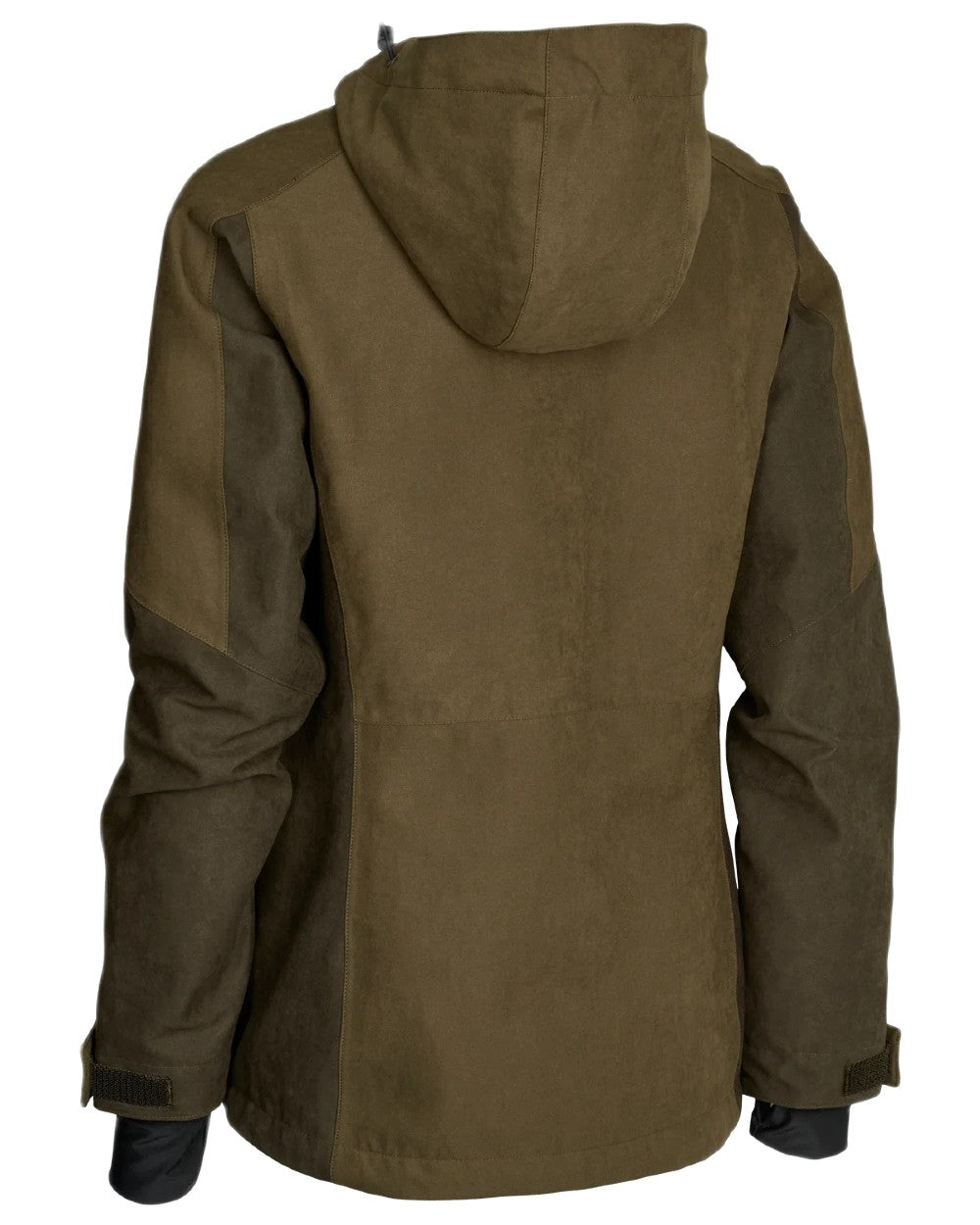 Dark Green coloured Northern Hunting Womens Alva Pil Waterproof Jacket on white background
