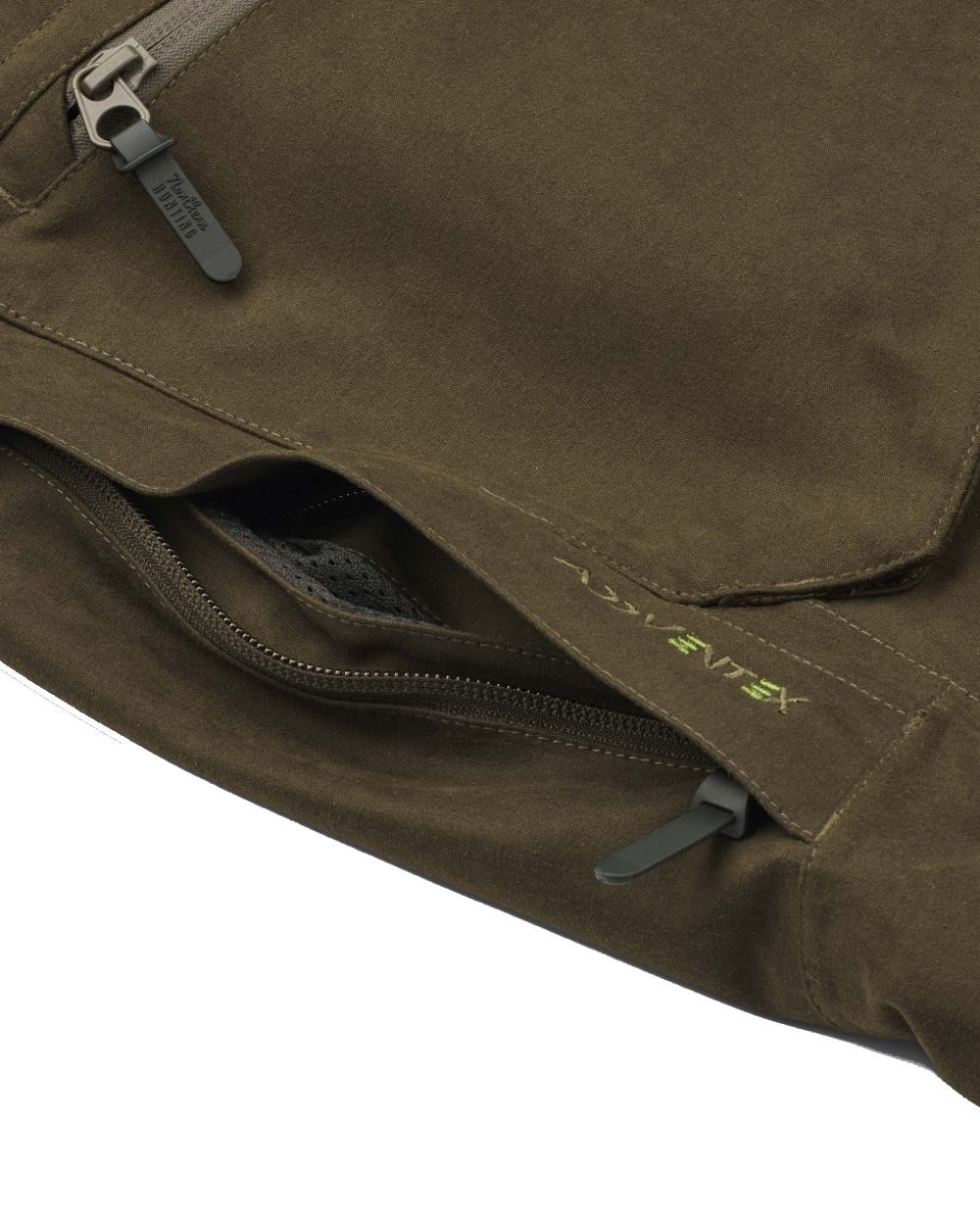 Dark Green coloured Northern Hunting Womens Alva Una G2 Hunting Trousers on white background