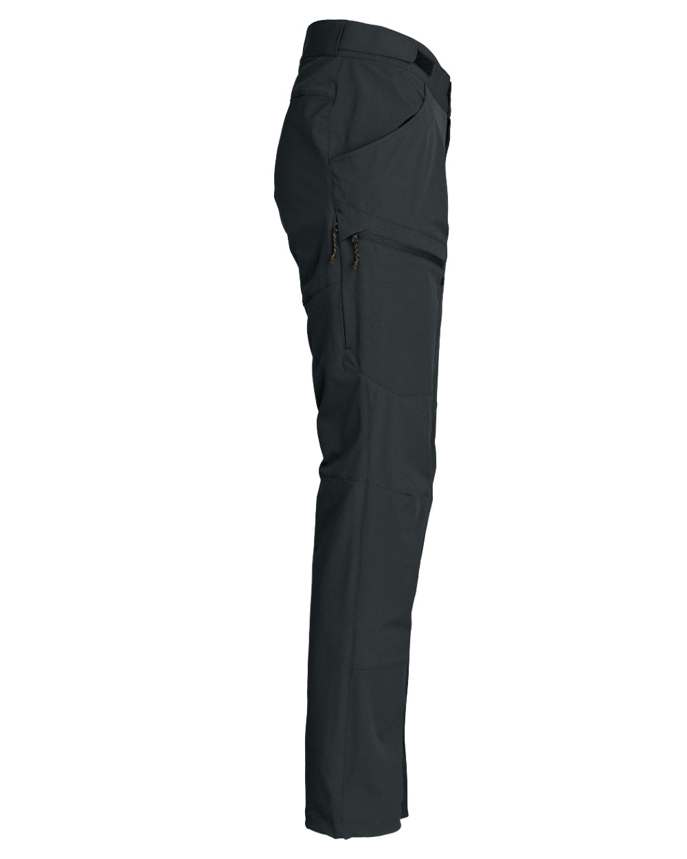 Black coloured Northern Hunting Womens Eydis Light Tanatex Outdoor Trousers on white background