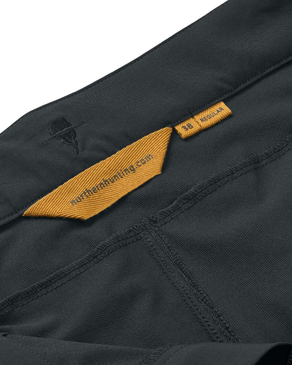 Black coloured Northern Hunting Womens Eydis Light Tanatex Outdoor Trousers on white background