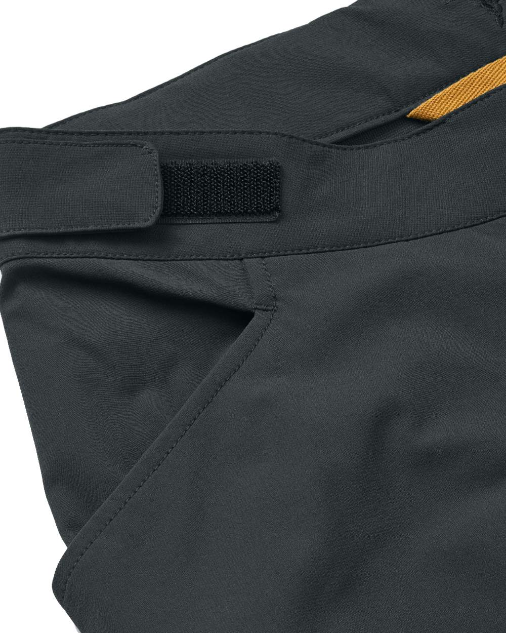Black coloured Northern Hunting Womens Eydis Light Tanatex Outdoor Trousers on white background