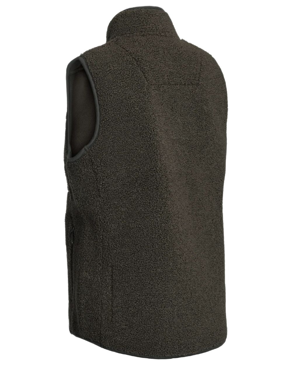 Dark Green coloured Northern Hunting Womens Gunni Fleece Vest on white background