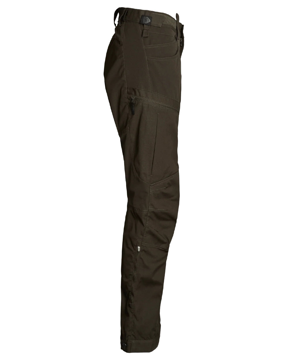 Dark Green coloured Northern Hunting Womens Tyra Pro Outdoor Trousers on white background