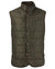 Olive Coloured Laksen Donnington Quilted Vest On A White Background
