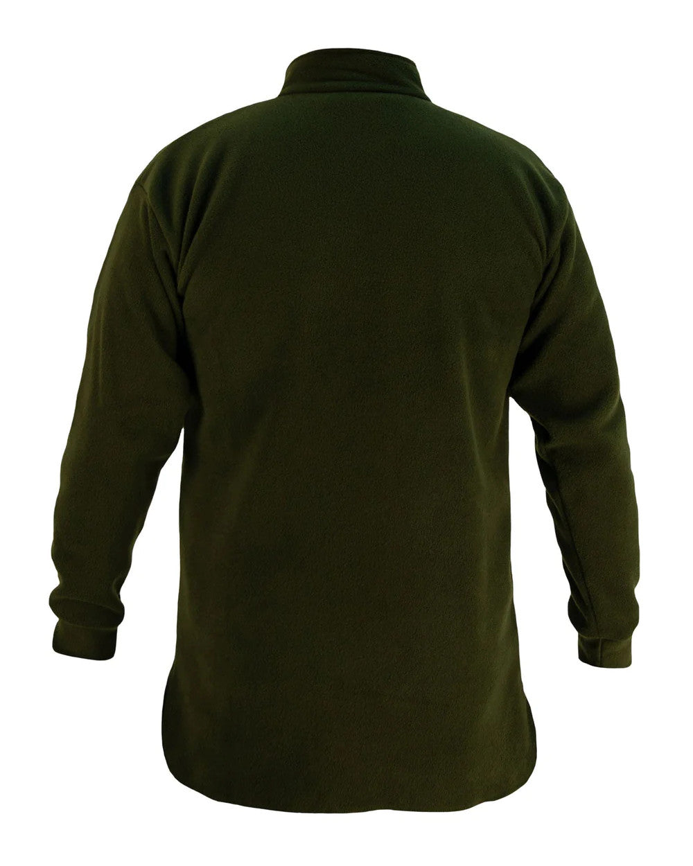 Olive Coloured Swazi Bush Shirt On A White Background