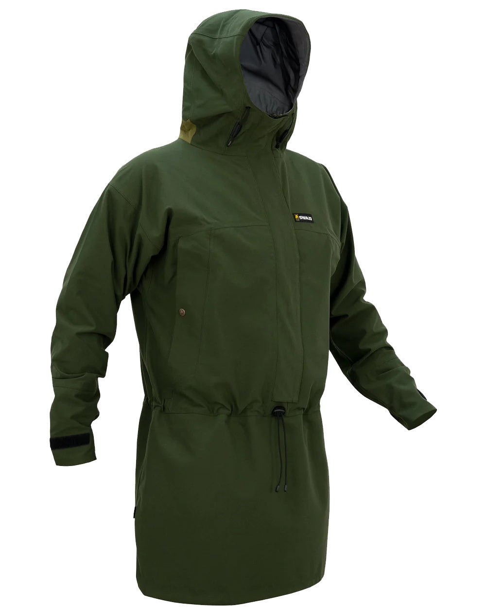 Olive Coloured Swazi Tahr Xp Smock on white background