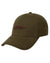 Olive Coloured Stetson Waxed Cotton Baseball Cap On A White Background #colour_olive