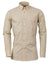 Olive/Old Red/Sand Coloured Laksen Alfie Sporting Stretch Shirt On A White Background