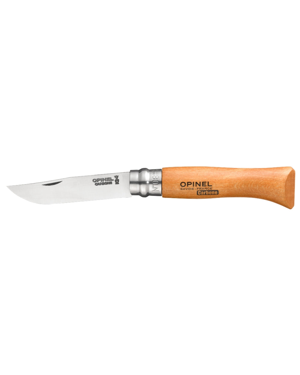 Opinel Classic Originals Carbon Steel Knife With Pouch Gift Set on white background