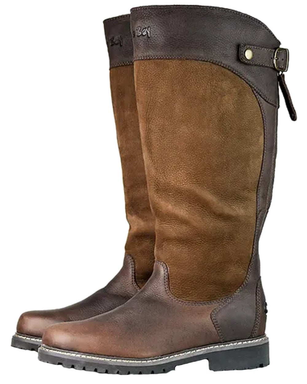 Brown Coloured Orca Bay Harris Waterproof Country Boots on white background