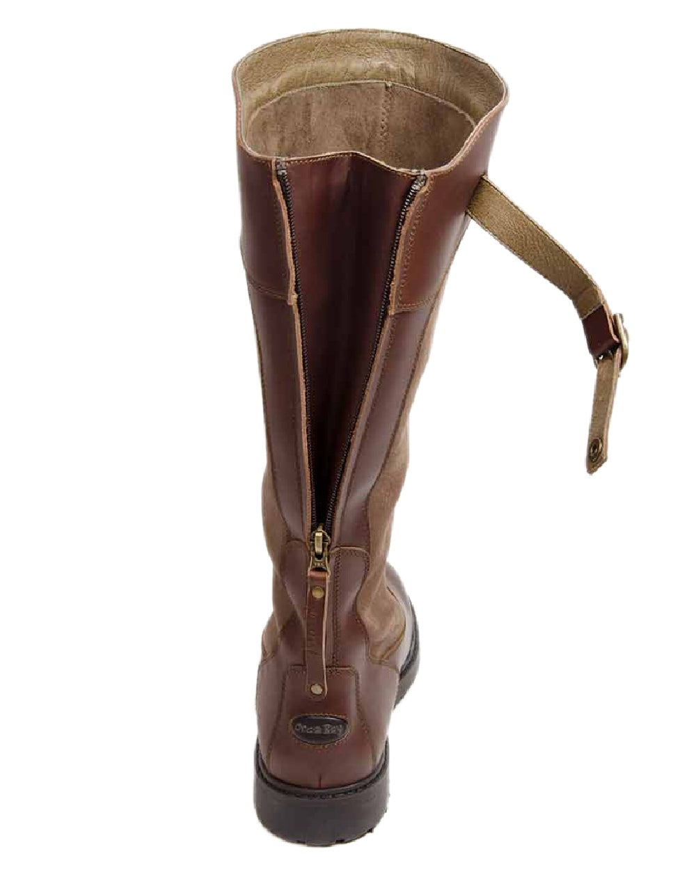 Brown Coloured Orca Bay Harris Waterproof Country Boots on white background