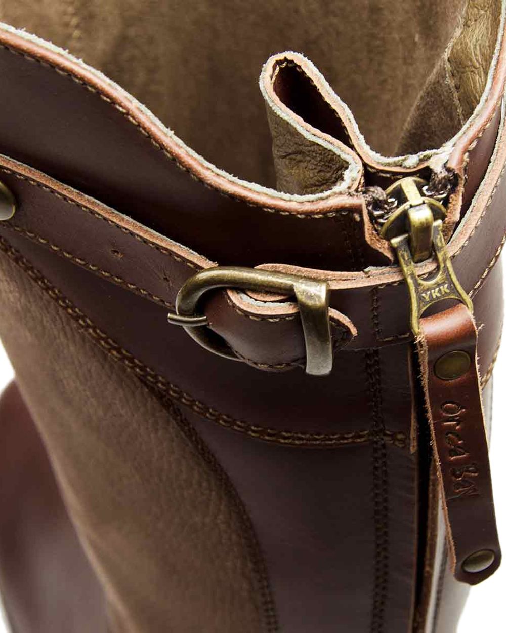Brown Coloured Orca Bay Harris Waterproof Country Boots on white background