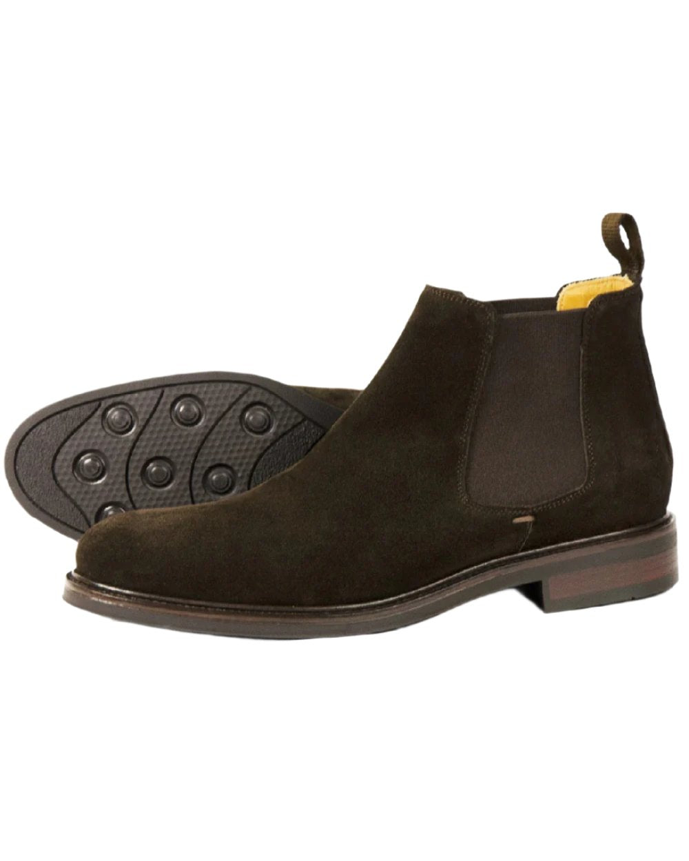 Brown Suede Coloured Orca Bay Mens Chalfont Chelsea Boots on white background